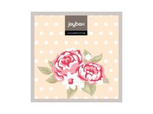 Floral full month gift box. Joybox baby full month